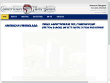 Tablet Screenshot of americanfiberglassinc.com